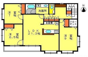 フェリカＫの物件間取画像